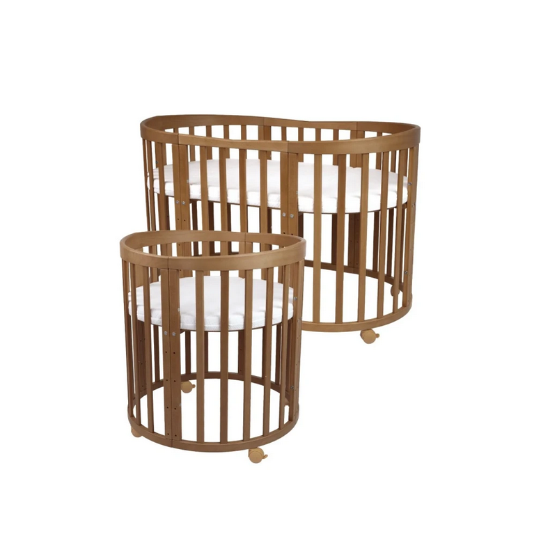 Drewniane Owalne Łóżeczko...