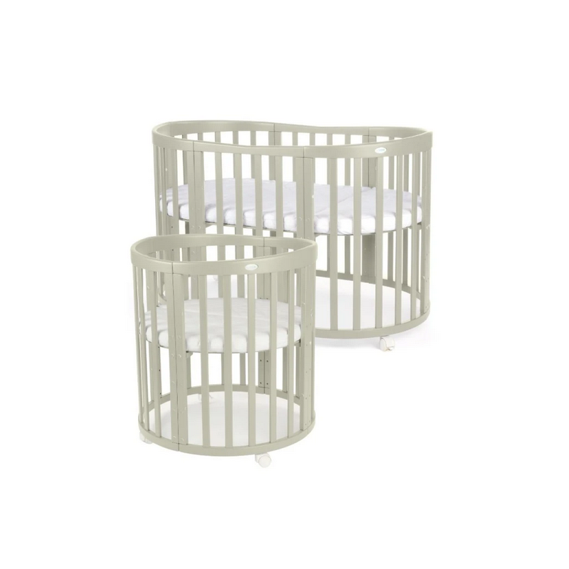 Drewniane Owalne Łóżeczko...