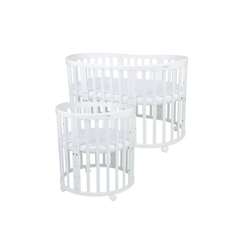 Drewniane Owalne Łóżeczko...